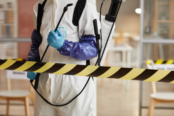 Professional Biohazard Cleanup technician working in New Albany, OH
